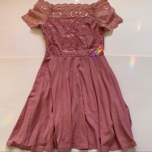 Dainty Fairy Off The Shoulder Dress